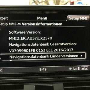 Audi MMI MIB2 MHI2_ER_AU57x_K2570 – software update