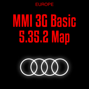 Audi MMI 3G Basic 5.35.2 4G0060884AM 2023 Europe map