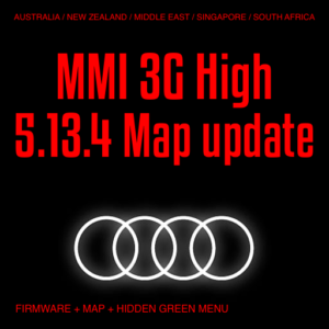 Audi MMI 3G High ROW / Australia & New Zealand / Middle East / Singapore / South Africa 5.13.4 Map update