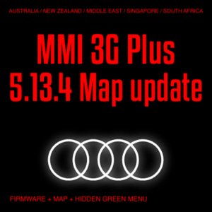 Audi MMI 3G Plus – ROW / Australia & New Zealand / Middle East / Singapore / South Africa 5.13.4 Map update