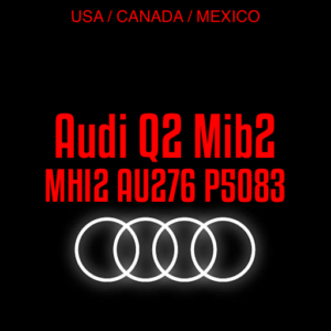 Audi Q2 MMI Mib2 MHI2_US_AU276_P5083 MU1312 software update