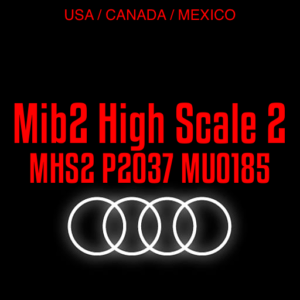 Audi MMI Mib High Scale 2 MHS2_US_AU_P2037 MU0185 software update