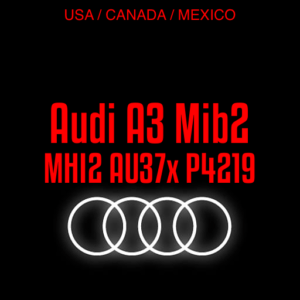 Audi A3 MMI Mib2 – MHI2_US_AU37x_P4219 MU1196 software update USA, Canada, Mexico