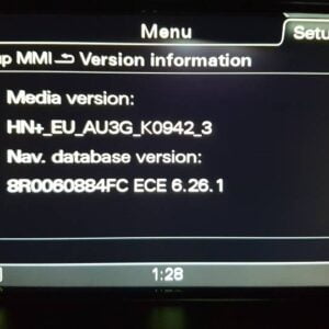 Audi MMI 3G Plus HN+_EU_AU3G_K0942 [8R0906961FC] – software update