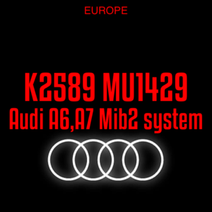 Audi A6, A7 MMI Mib2 MHI2_ER_AU57x_K2589 MU1429 software update