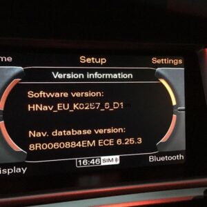 Audi MMI 3G High HNav_EU_K0257_6_D1 – software update