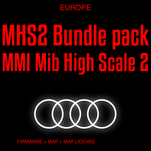 Audi MMI MHS2 Europe Bundle pack. 2024 final Europe Maps and Software.