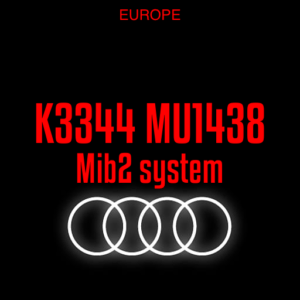 Audi MMI Mib2 MHI2_ER_AUG22_K3344 MU1438 software update