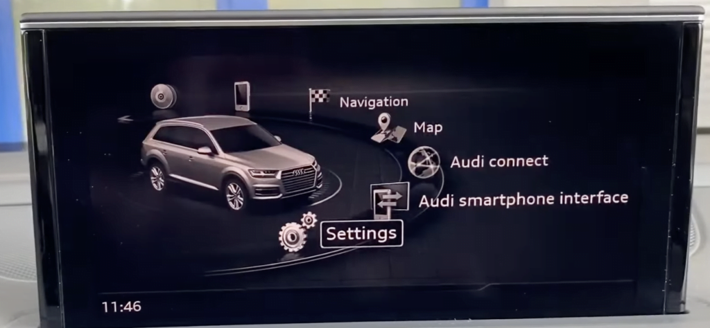 MMI Mib2 main menu