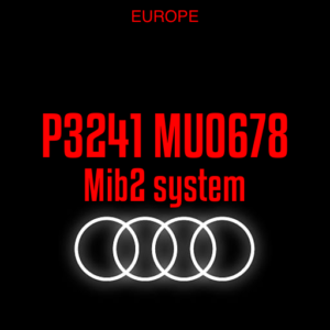 Audi MMI Mib2 MHI2_ER_AUG22_P3241 MU0678 software update